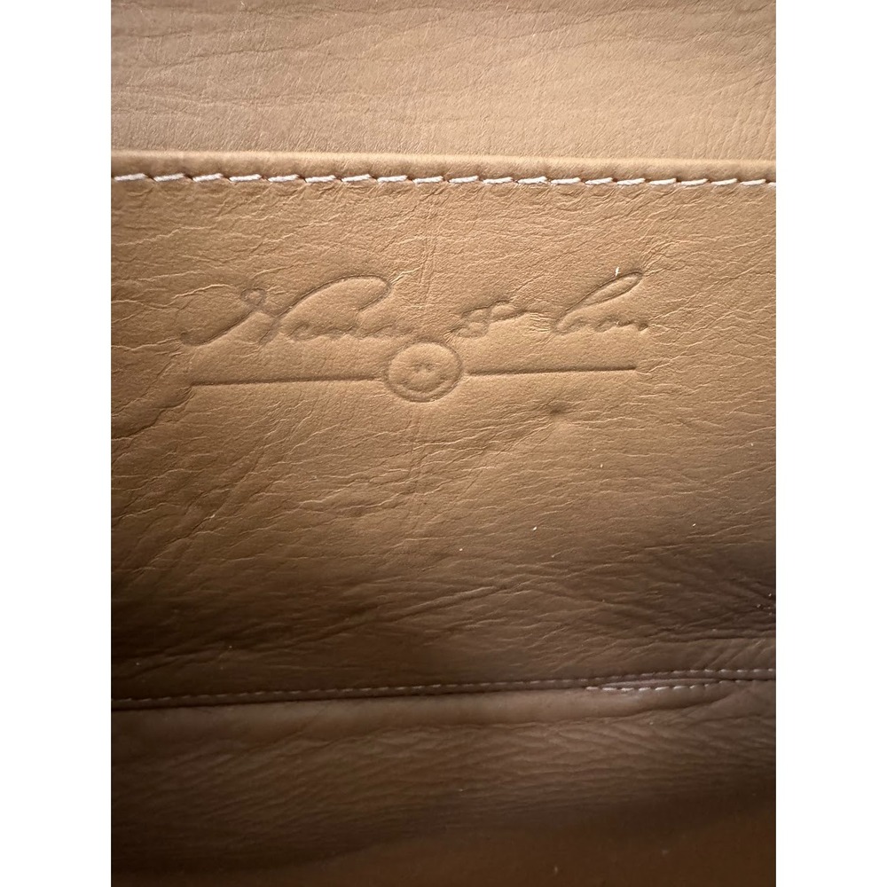 Nena & Co. Tesoro Cream Leather Envelope Crossbody Bag Boho - Picture 13 of 15